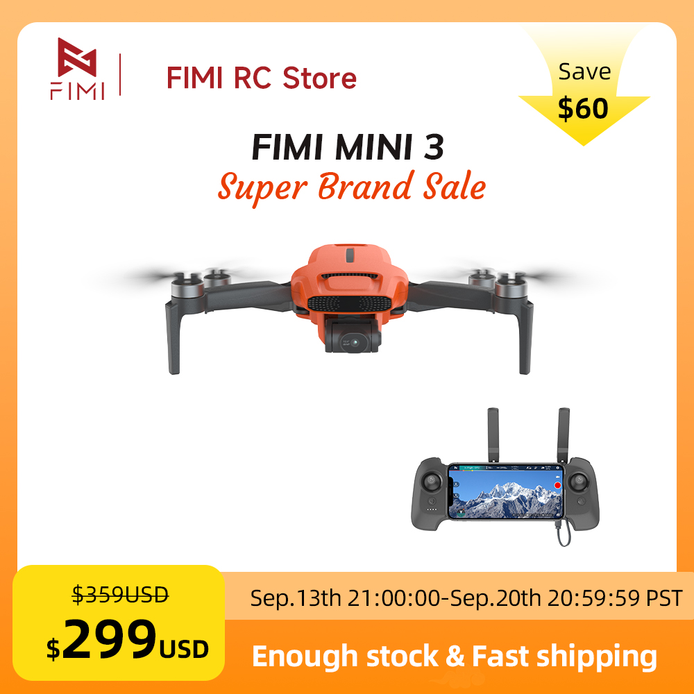 Drone Camera Night Vision - โดรน FIMI MINI 3 กล้อง 4K