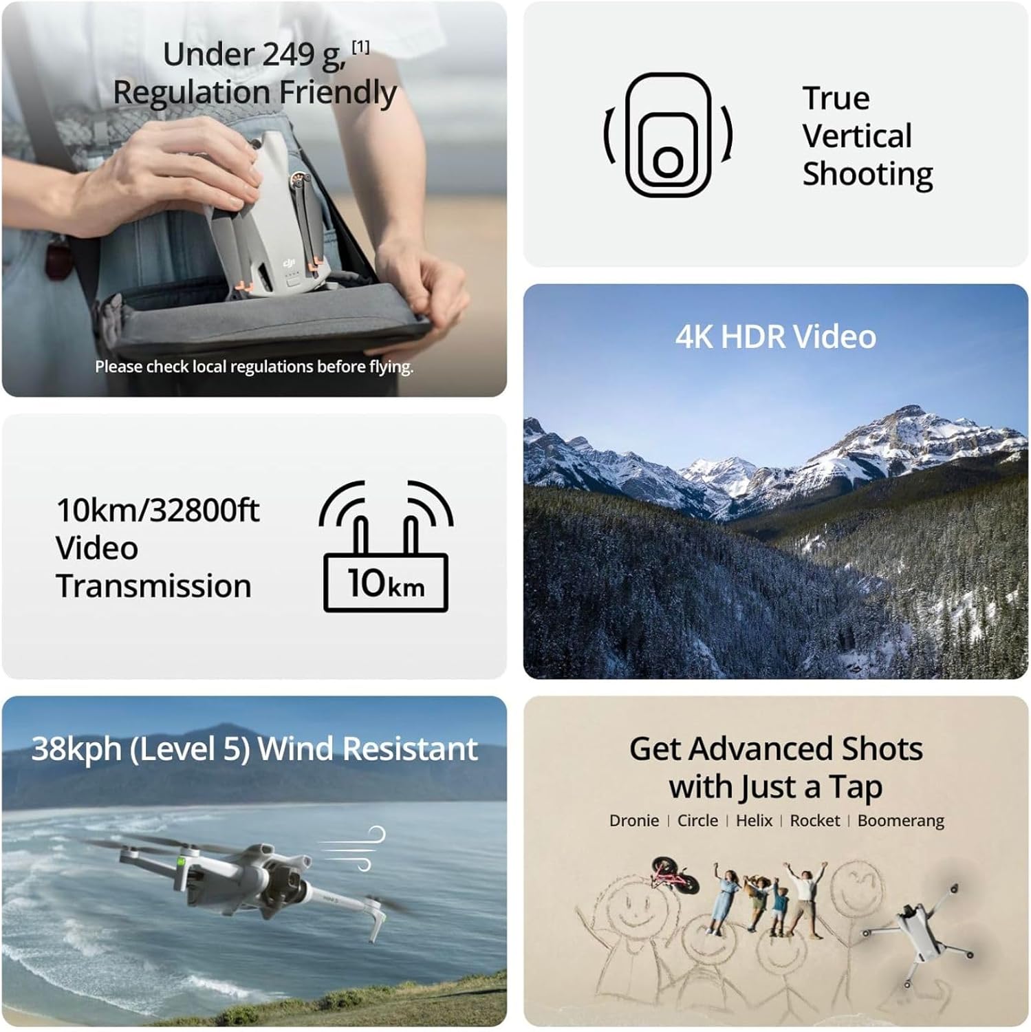 โดรน DJI Mini 3 รุ่นปรับปรุงให - Drone Camera Night Vision บทวิจารณ์และราคา