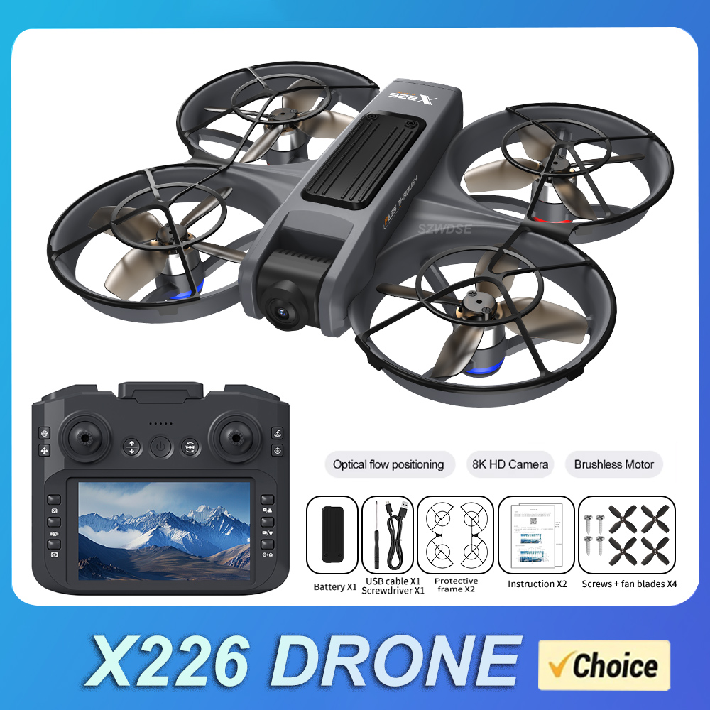 โดรนรุ่นใหม่ X226 RC 2.4G 5G W - Drone Camera Hd บทวิจารณ์และราคา