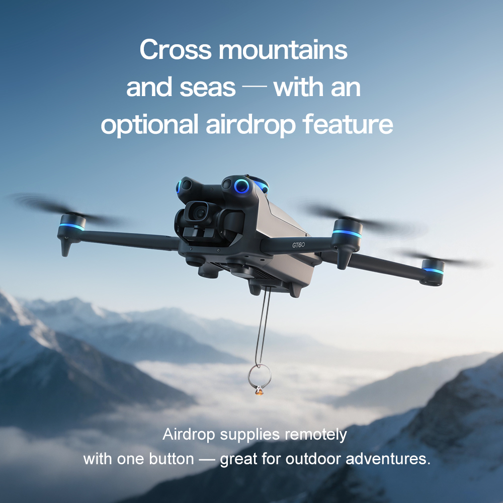 โดรนรุ่นใหม่ GT60 มินิโดรน กล้ - Drone Camera Night Vision บทวิจารณ์และราคา