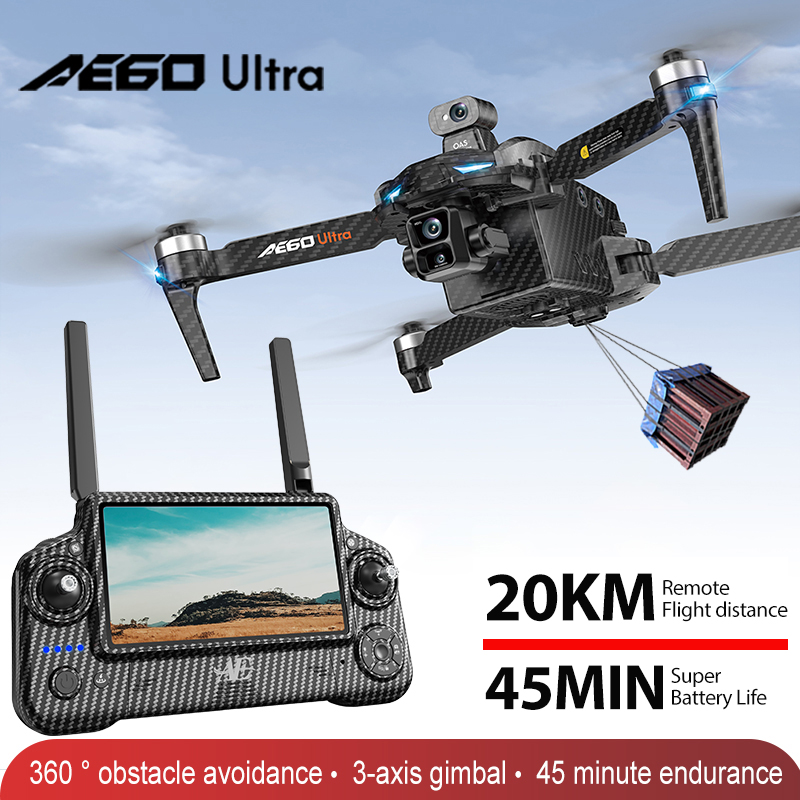 โดรน AE60 GPS ระดับมืออาชีพ กล - Drone Camera Night Vision บทวิจารณ์และราคา
