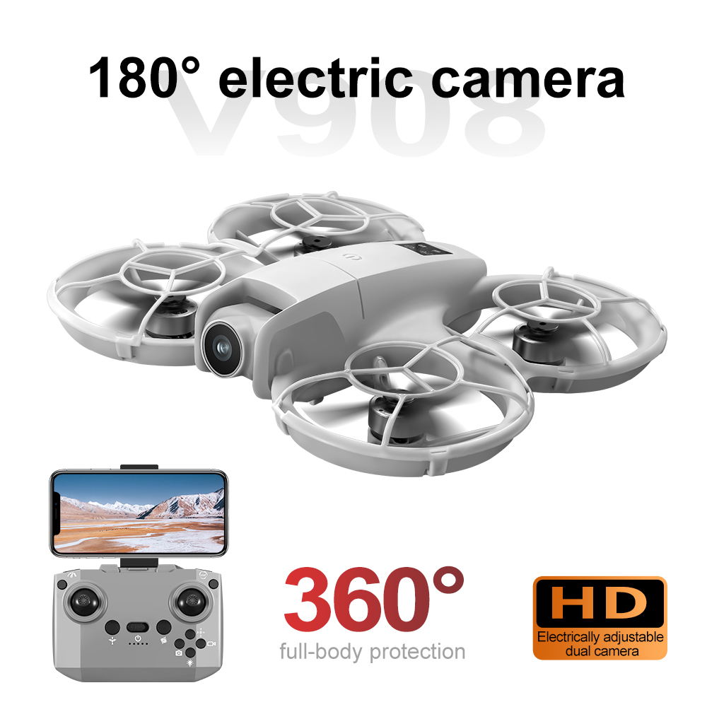 โดรน GPS รุ่นดั้งเดิม V908 แบบ - Drone Camera Hd บทวิจารณ์และราคา