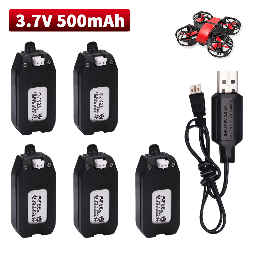 3.7V 500mAh แบตเตอรี่ลิเธียมสํ - Eachine Drone E010 บทวิจารณ์และราคา